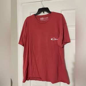 DRAKE red T-shirt in size XL